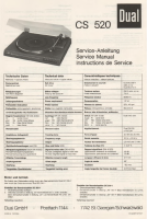 Dual CS-520-Service-Manual 